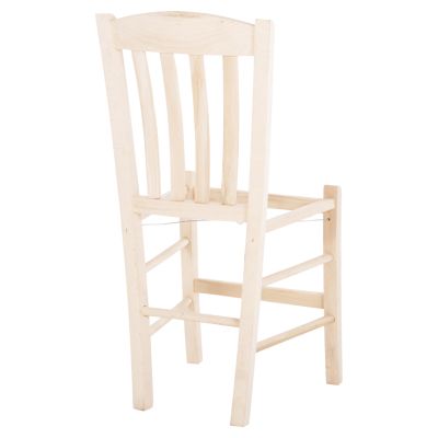 CHAIR MONTE HM5588.02 BEECH WOOD IMPREGNATED-UNPAINTED 40x41x87Hcm.FRAME ONLY