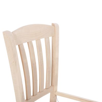 CHAIR MONTE HM5588.02 BEECH WOOD IMPREGNATED-UNPAINTED 40x41x87Hcm.FRAME ONLY