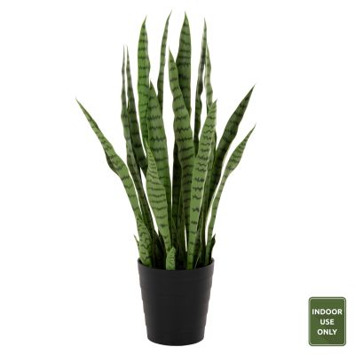 DECORATIVE SYNTHETIC PLANT ΗΜ7995 SANSEVIERIA IN GREEN 90Hcm.