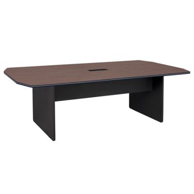 Professional meeting desk HM2103.02 Walnut color 240x120x75H