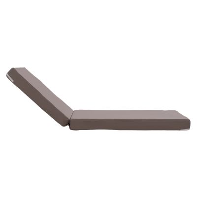 Sunbed Pillow Polyester Sifnos Grey HM11235.10P 198(119+1+78)x70x10cm