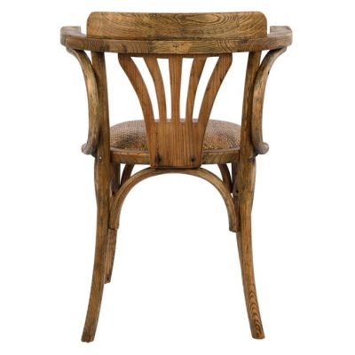 Wooden chair Vienna Type Antique natural HM0180.01 with mat 58,5x49,5x77 cm