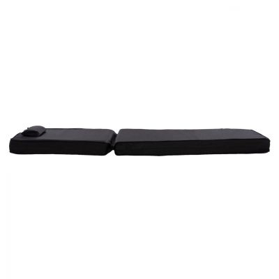 ΜΑΞΙΛΑΡΙ ΞΑΠΛΩΣΤΡΑΣ TEXTILENE 600gr/m2 2X1 SIFNOS ΜΑΥΡΟ HM11237.05T 194x70x11 εκ.