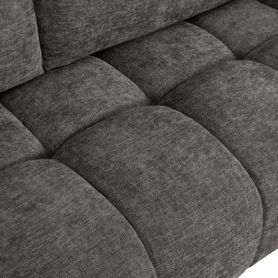 CORNER SOFA (RIGHT) COVEN HM3266.03R DARK GREY FABRIC 298x102-208x85Hcm.