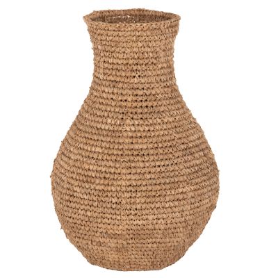БОХО ВАЗА ЗА ПОД - ЕСТЕСТВЕН ЦВЯТ Φ34x50Hcm.