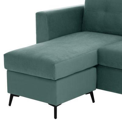 ΡONZA corner sofa, mint, high leg, 2pcs, reversible