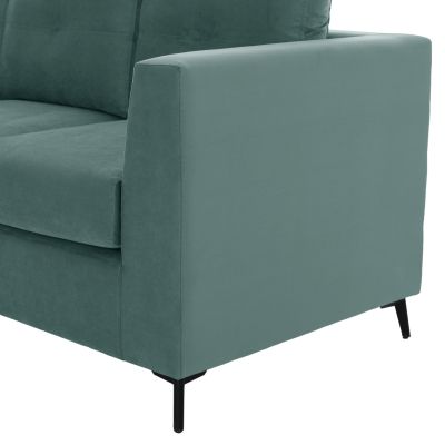 ΡONZA corner sofa, mint, high leg, 2pcs, reversible