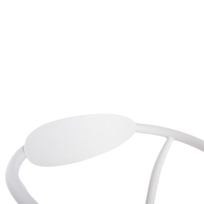 ARMCHAIR SERLY HM6052.01 WHITE ALUMINUM-WHITE TEXTILENE 56x61x74,5Hcm.