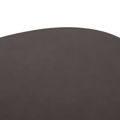 COFFEE TABLE OVAL BRECCAN HM6594.01 GREY FIBER CEMENT 130x70x42Hcm.