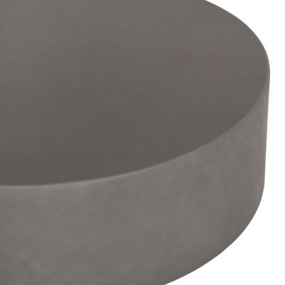 ROUND OUTDOOR COFFEE TABLE KYOKO HM6579.01 GREY FIBER CEMENT Φ90x30Hcm