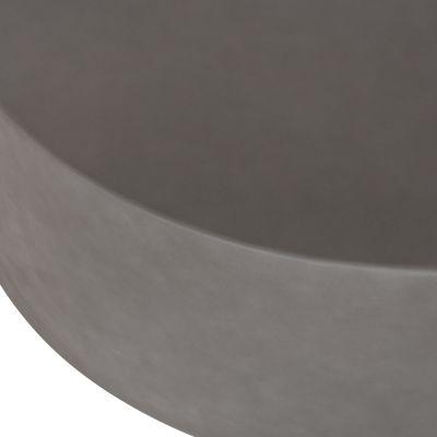 ROUND OUTDOOR COFFEE TABLE KYOKO HM6579.01 GREY FIBER CEMENT Φ90x30Hcm
