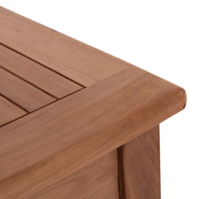 SET BAR TABLE WITH 4 BAR STOOLS NIKOL HM10916 TEAK WOOD IN NATURAL COLOR