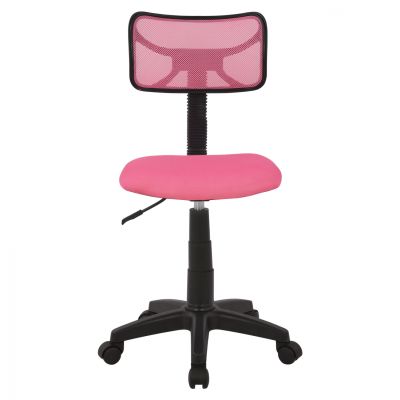 Office chair HM1026.05 pink with mesh fabric 40,5x50,5x91,5 cm.