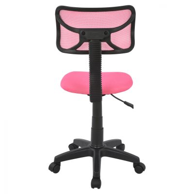 Office chair HM1026.05 pink with mesh fabric 40,5x50,5x91,5 cm.