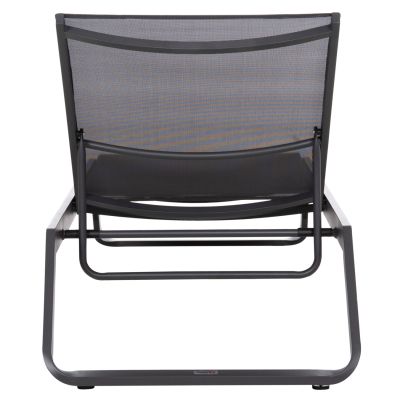 SUNLOUNGER MARIMAR HM6562.01 ALUMINUM FRAME & TEXTILENE IN GREY 220x67.5x31.5Hcm