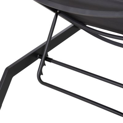 SUNLOUNGER MARIMAR HM6562.01 ALUMINUM FRAME & TEXTILENE IN GREY 220x67.5x31.5Hcm