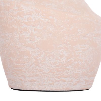 SIDE TABLE REBON HM18156.04L FIBER CEMENT IN PEACH COLOR--Φ40x56.5Hcm