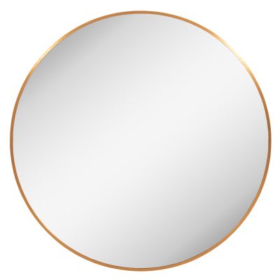 WALL MIRROR SERIES ARCHER HM4498.30 ROUND ALUMINUM FRAME IN GOLDEN Φ80cm.