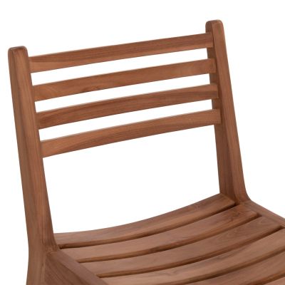 OUTDOOR DINING CHAIR PAVEL HM6615 TEAK WOOD--NATURAL COLOR 46x54x78Hcm