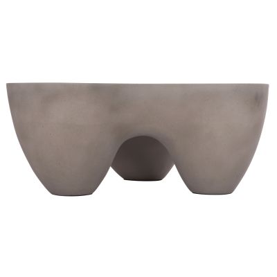 COFFEE TABLE SALLEN HM18161.03 FIBER CEMENT IN GREY--108x94x38.5Hcm.