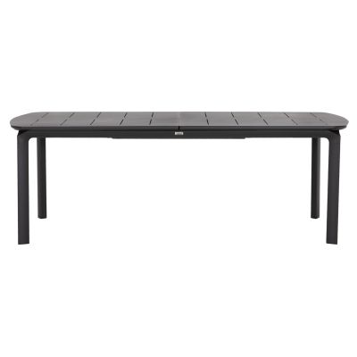 DINING TABLE EXTENDABLE SYMPO HM6415.01 GREY ALUMINUM 220-300x100x75Hcm.