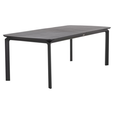 DINING TABLE EXTENDABLE SYMPO HM6415.01 GREY ALUMINUM 220-300x100x75Hcm.