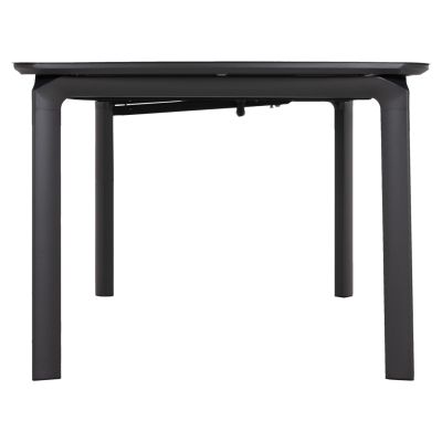 DINING TABLE EXTENDABLE SYMPO HM6415.01 GREY ALUMINUM 220-300x100x75Hcm.