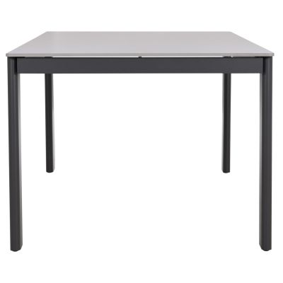 DINING TABLE PUNDER HM6483.01 ALUMINUM IN GREY--SINTERED STONE TOP 220x100x76Hcm.