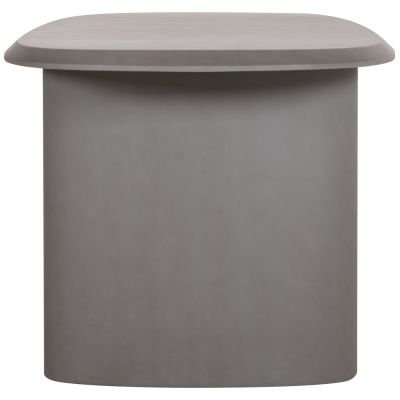 DINING TABLE OVAL GLEN HM6598.01 FIBER CEMENT IN GREY 260x95x75Hcm