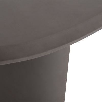 DINING TABLE OVAL GLEN HM6598.01 FIBER CEMENT IN GREY 260x95x75Hcm