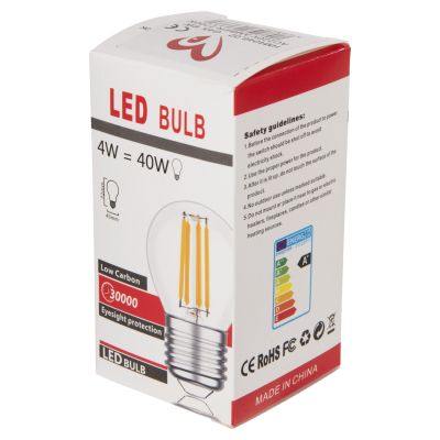 КРУШКА HM4046.02 LED НАЖКА 6W E27 3000K ЗЛАТО С ДИМУМ