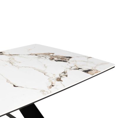DINING TABLE CATAN HM18464.02 "PATEK PHILIPPE" SINTERED STONE TOP 200x100x75Hcm.