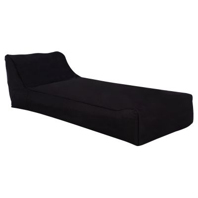 POUF TANEA HM5807.04 BLACK WITH UV PROTECTION 190x80x60Hcm.