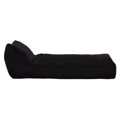 POUF TANEA HM5807.04 BLACK WITH UV PROTECTION 190x80x60Hcm.