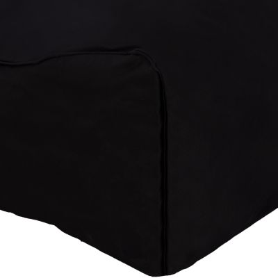 POUF TANEA HM5807.04 BLACK WITH UV PROTECTION 190x80x60Hcm.