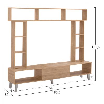 TV UNIT CHARLIZE SONAMA HM2253.02 180,5x32x155,5 cm