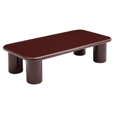 COFFEE TABLE SOLNA HM18454.06 MDF IN GLOSSY RED 120x60x31Hcm.