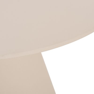 ROUND DINING TABLE RAIKO HM6573.02 BEIGE FIBER CEMENT Φ130x75Hcm