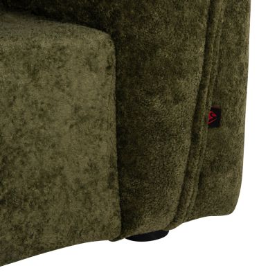 SOFABED MELU HM3314.03 GREEN FABRIC--POCKET SPRINGS SEAT 245x90x85Hcm.