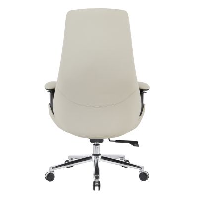 OFFICE CHAIR PULSE HM1234.02 BEIGE PU--CHROMED BASE 73x70x115-121(H)cm