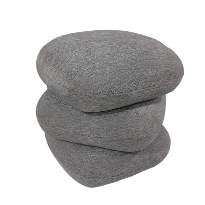 STOOL SWIVEL RUBICON HM18472.01 GREY FABRIC 45x45x45.5Hcm.