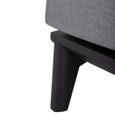 OUTDOOR LOUNGE SET 4PCS ORION CORNER HM6191.01 DARK GREY ALUMINUM & OLEFIN