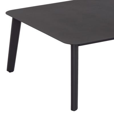 OUTDOOR LOUNGE SET 4PCS ORION CORNER HM6191.01 DARK GREY ALUMINUM & OLEFIN
