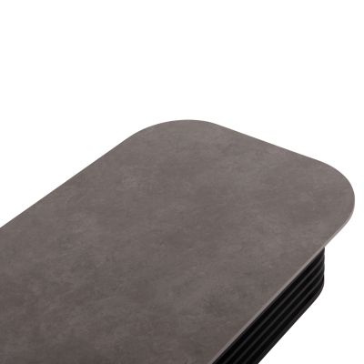 OUTDOOR LOUNGE SET 4PCS AURA HM6193.01 GREY ALUMINUM-OLEFIN FABRIC-ROCK BEAM TOP