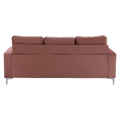 REVERSIBLE CORNER SOFA SANTINO HM3152.12 IN DUSTY PINK 190x75-128x82Υcm.