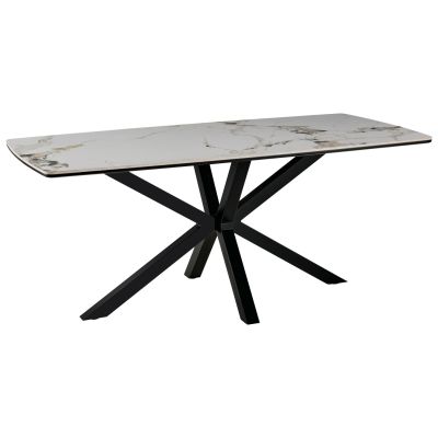 DINING TABLE ERAGON HM18458.02 "PATEK PHILIPPE" SINTERED STONE TOP 180x90x75Hcm.
