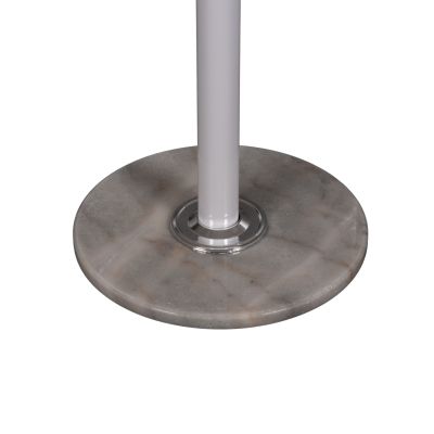 FLOOR STANDING HANGER HM9573.02 METALLIC 13 HANGING POSITIONS-WHITE Φ37x180Hcm.