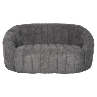 SOFA 2-SEATER MOBY HM9595.01 GREY BOUCLE FABRIC 145x82x67Hcm.