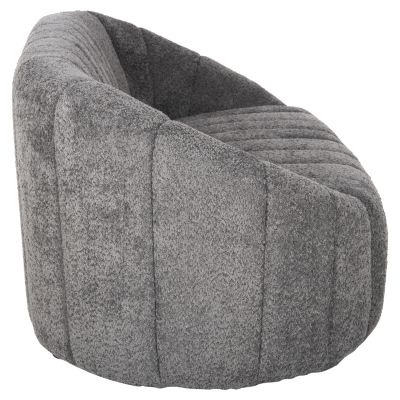 SOFA 2-SEATER MOBY HM9595.01 GREY BOUCLE FABRIC 145x82x67Hcm.