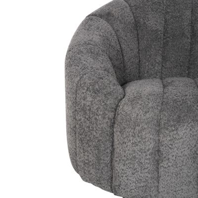 SOFA 2-SEATER MOBY HM9595.01 GREY BOUCLE FABRIC 145x82x67Hcm.